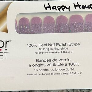 Color Street Happy Hour Nail Strips - Purple ombré Glitter